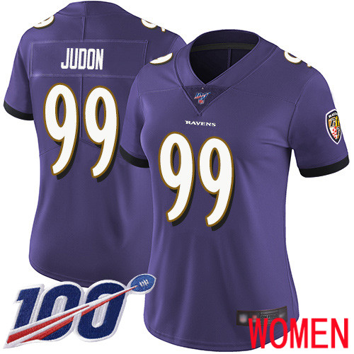 Baltimore Ravens Limited Purple Women Matt Judon Home Jersey NFL Football #99 100th Season Vapor Untouchable